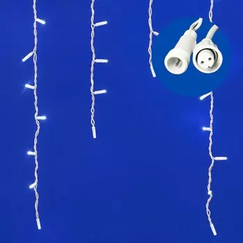 Бахрома светодиодная с эффектом мерцания, 3м Uniel ULD-B3010-200/TWK W