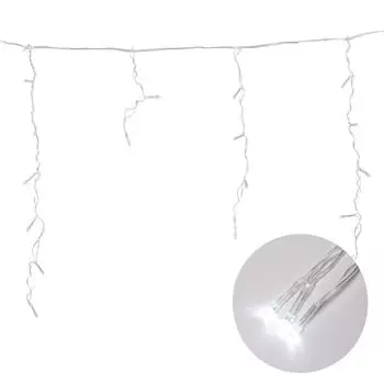 Бахрома светодиодная с контроллером, 1,8 м Uniel ULD-B1805-048/DTA WHI