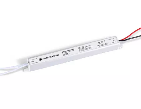 Блок питания ультратонкий для светодиодной ленты 12V 24W Ambrella LED