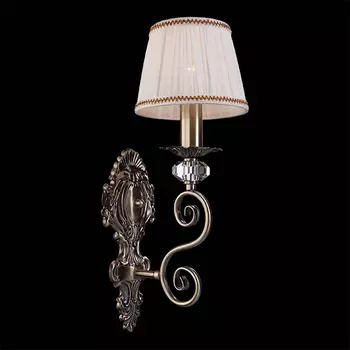 Бра Eurosvet 3300 3300/1 античная бронза/прозрачный хрусталь Strotski