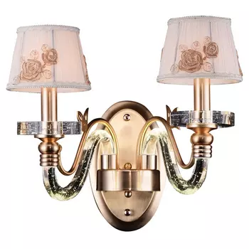 Бра с цветочками Kansas City 402/2A-LEDOldbronze ID l