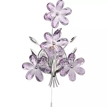 Бра с цветочками Purple 5147 Globo