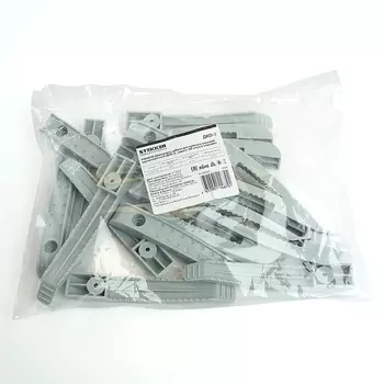 Держатель кабеля для прямого монтажа односторонний ДКО-2, серый Stekke