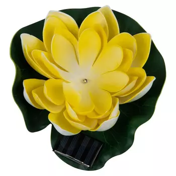 Фигура для сада Uniel USL-S-827/PT060 YELLOW WATERLILY
