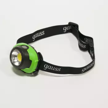 Фонарик Gauss Фонарь налобный GF302