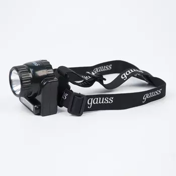 Фонарик Gauss Фонарь налобный GF309