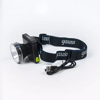 Фонарик Gauss Фонарь налобный GF401