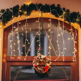 Гирлянда-дождь Elektrostandard 200-001 200-001 белый 1,5*1м IP20