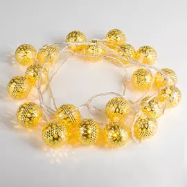 Гирлянда Eurosvet 400-003 400-003 золото/теплый белый с эффектом мерца