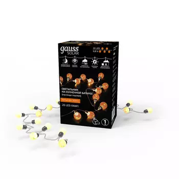 Гирлянда Gauss Solar GS034