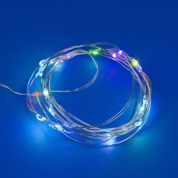 Гирлянда Uniel ULD-S0200-020/DTB/3AA/RC RGB IP20 DEW