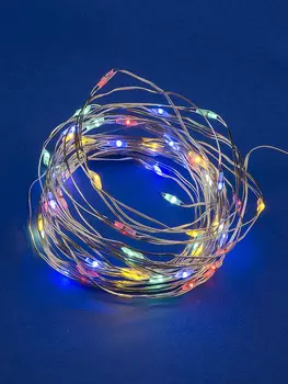 Гирлянда Uniel ULD-S0500-050/SCB/2AA MULTI IP20 DEW