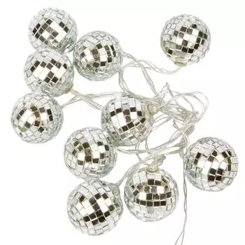 Гирлянда Uniel ULD-S1800-010/STB/3AA WARM WHITE IP20 DISCOBALLS