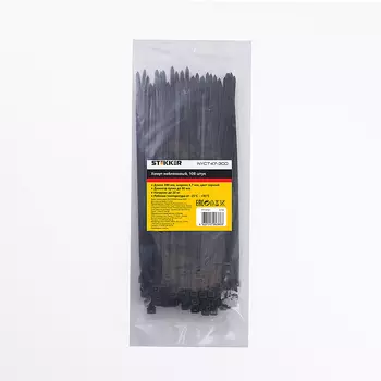 Хомут нейлоновый Stekker NYCT47-300 32788