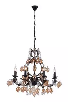 Хрустальная люстра Arte Lamp CIPOLLINO A1870LM-8BG