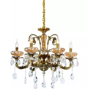 Хрустальная люстра Arte Lamp LOUVRE A3080LM-6AB