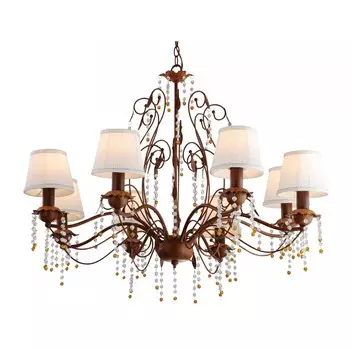 Хрустальная люстра Arte Lamp MEDICI A9468LM-8BR