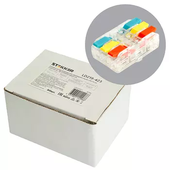 Клемма пружинная компактная Stekker LD219-423 49782