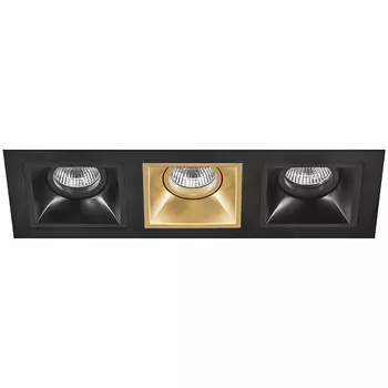 Комплект из светильников и рамки Lightstar Domino D537070307