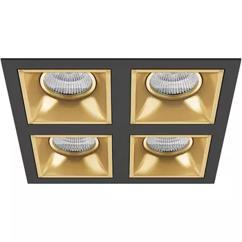 Комплект из светильников и рамки Lightstar Domino D54703030303