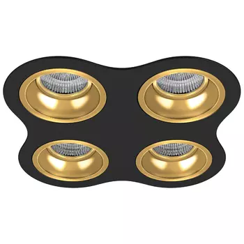 Комплект из светильников и рамки Lightstar Domino D64703030303