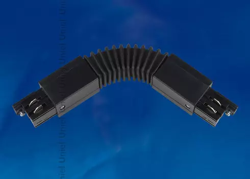 Коннектор для шинопровода Uniel UBX-A24 BLACK 1 POLYBAG