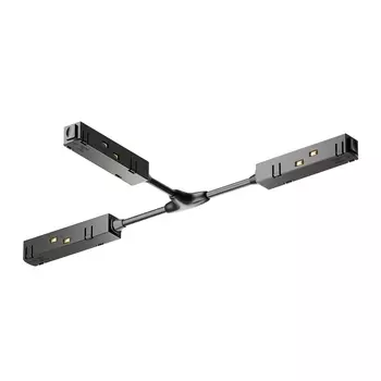 Коннектор питания Т-образный Gravity черный Maytoni Accessories for tr