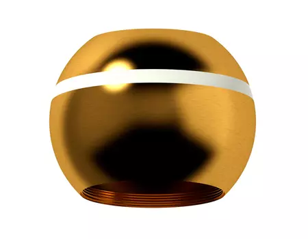 Корпус светильника накладной для насадок D60/70mm с LED подсветкой Amb