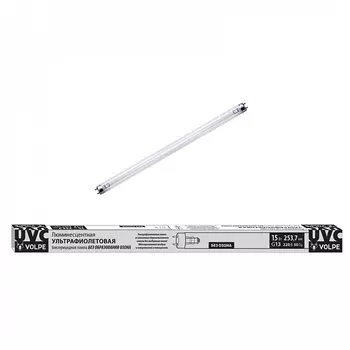 Лампа ультрафиолетовая бактерицидная Volpe Efl EFL-T8-15/UVCB/G13/CU/V