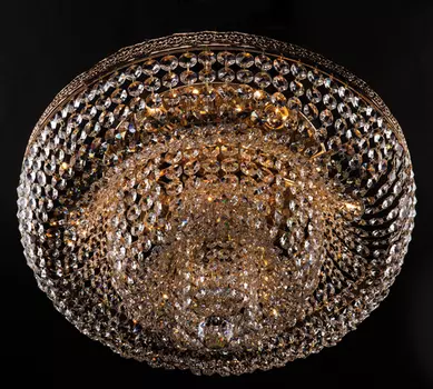 Люстра каскад 1310 1310/7 золото/прозрачный хрусталь Strotskis Eurosvet