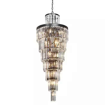 Подвесная хрустальная люстра V1808 Vitaluce Premium V1808-1/12+12+1