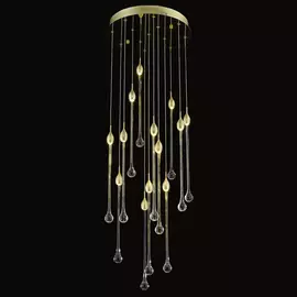 Люстра каскадная Delight Collection P98028 P98028S-13 brass