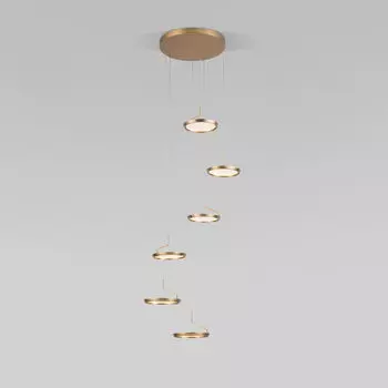 Люстра каскадная Eurosvet Crespella 90034/6 золото