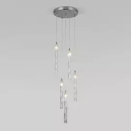 Люстра каскадная Eurosvet Lynn 50381/5 хром