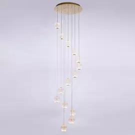 Люстра каскадная Illuminati MD20001012 MD20001012-14A gold