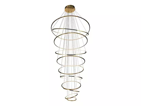 Люстра каскадная Newport 15000 15211/S champagne gold