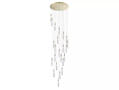 Люстра каскадная Newport 4520 4528+14/S gold