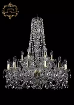 Подвесная хрустальная люстра 11.11 Art Classic 11.11.12+6.240.h-80.Gd.