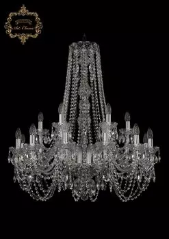 Подвесная хрустальная люстра 11.11 Art Classic 11.11.12+6.300.h-91.Cr.