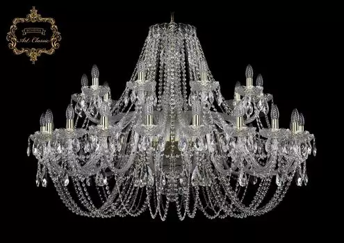 Подвесная хрустальная люстра 11.11 Art Classic 11.11.20+10.460.Gd.Sp