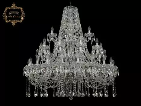 Подвесная хрустальная люстра 11.12 Art Classic 11.12.20+10+5.400.3d.Cr