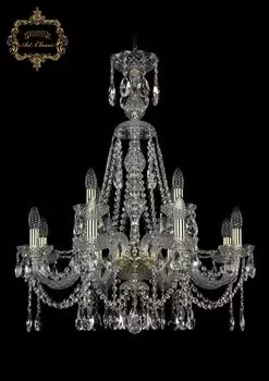 Подвесная хрустальная люстра 11.12 Art Classic 11.12.8+4.240.XL-82.Gd.