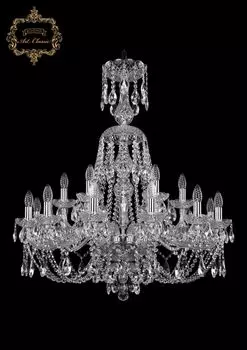 Подвесная хрустальная люстра 11.21 Art Classic 11.21.12+6.300.XL-95.Cr