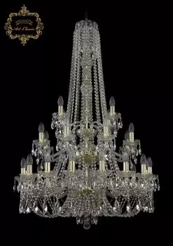 Подвесная хрустальная люстра 11.21 Art Classic 11.21.16+8+4.300.3d.h-1