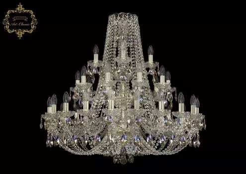 Подвесная хрустальная люстра 11.21 Art Classic 11.21.20+10+5.360.3d.Gd