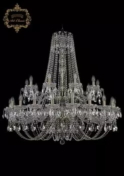 Подвесная хрустальная люстра 11.21 Art Classic 11.21.20+10.400.2d.Br.S