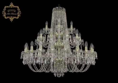 Подвесная хрустальная люстра 11.23 Art Classic 11.23.20+10+5.360.3d.Gd