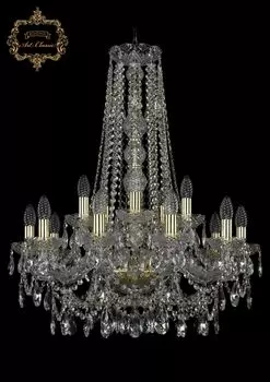 Подвесная хрустальная люстра 11.25 Art Classic 11.25.10+5.220.h-78.Gd.