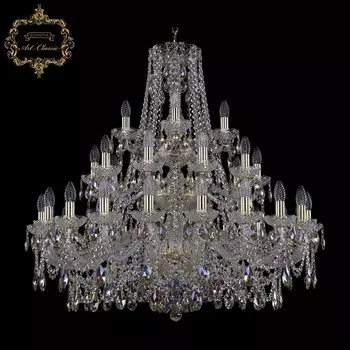 Подвесная хрустальная люстра 11.25 Art Classic 11.25.20+10+5.360.3d.Gd