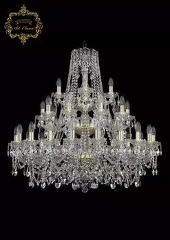 Подвесная хрустальная люстра 11.25 Art Classic 11.25.20+10+5.360.3d.Gd